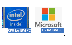 Rise of Microsoft and Intel as startup success stories has been due to IBM's prediction and decision making failure in sourcing OS and CPU for its IBM PC from them.